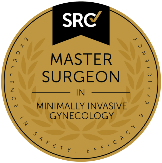 SRC Master Surgeon in Minimally Invasive Gynecology accreditation seal